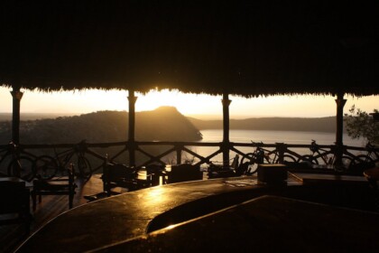 Sunrise from the bar
